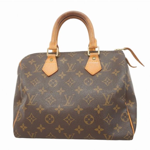 Louis Vuitton Monogram Speedy 25 Handbag M41109 Brown  Women's - Picture 1 of 16